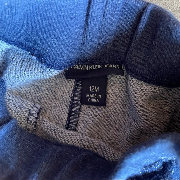 Calvin Klein Jeans CK Two Pieces Matching Set 12 M Shorts & T-shirt - Picture 7 of 9